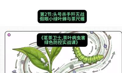 第02节：头号杀手歼灭战&mdash;&mdash;假眼小绿叶蝉与茶尺蠖，课程：《茗茶卫士&mdash;&mdash;茶叶病虫害绿色防控实战课》#识农AI