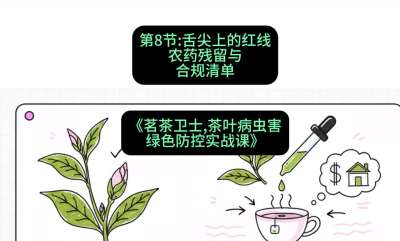 第08节：舌尖上的红线&mdash;&mdash;农药残留与合规清单，课程：《茗茶卫士&mdash;&mdash;茶叶病虫害绿色防控实战课》#识农AI